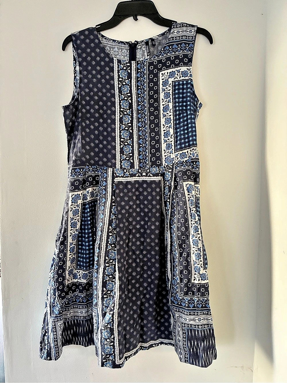 Woolrich Linen Printed Mini Dress Size Medium Like New